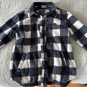 Columbia checkered fleece jacket